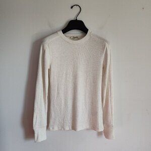 Madewell Ivory Long-Sleeve T-Shirt